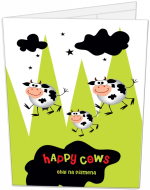 Desky na písmenka Happy cows 7637