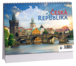 K 750 - Kalendář stolní 2025 - Česká republika - ČTRNÁCTIDENNÍ
