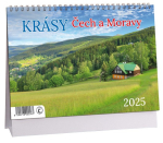 K 724 - Kalendář stolní 2025 - Krásy Čech a Moravy