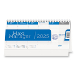 Kalendář 2025 stolní Maximanager GS25-007 - modrý