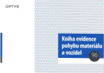 Kniha evidence pohybu materiálu a vozidel, Optys 1244