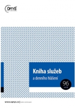 Kniha evidence služeb den. hlášení A4, 96l Optys 1242